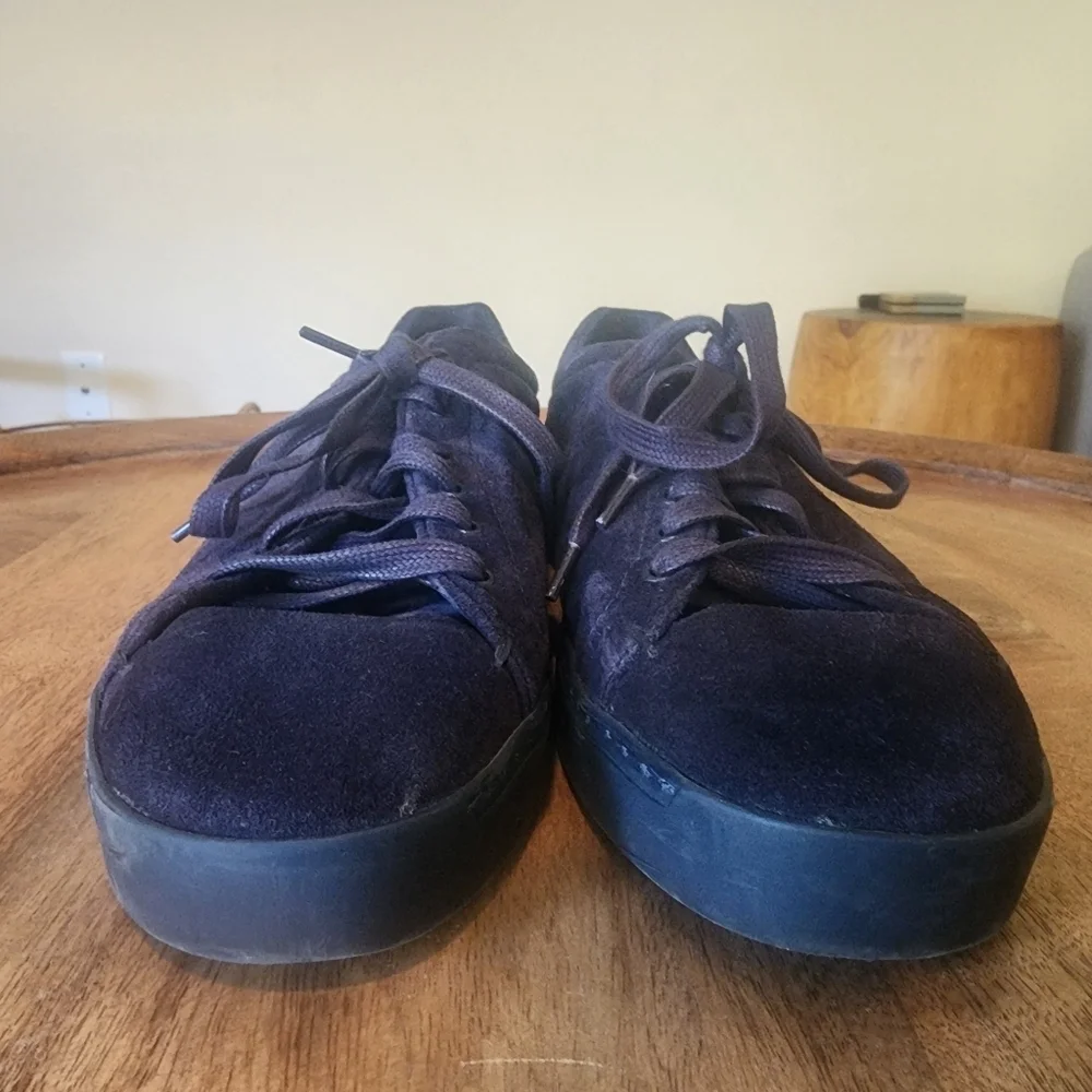 rag & bone Kent Black Seude Leather Lace Up Sneakers Mens Size 11